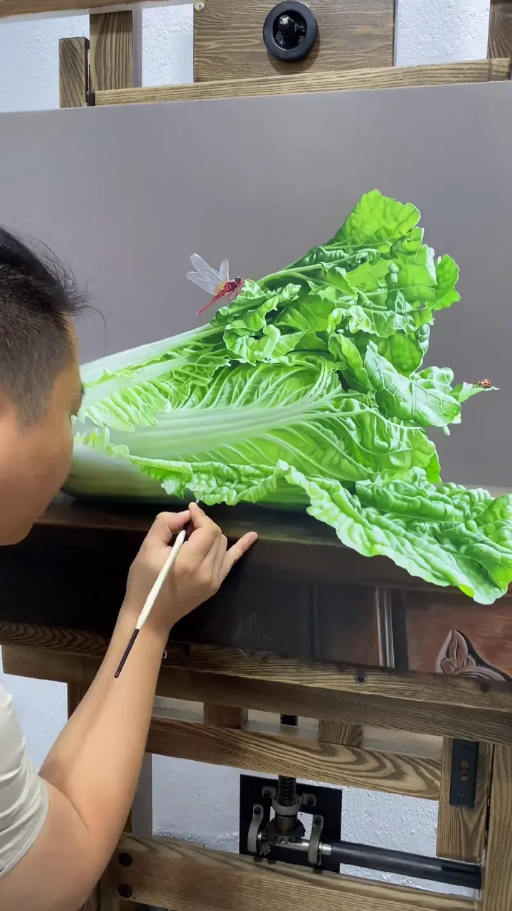 Extended painting session showing the full process from blank to beautiful